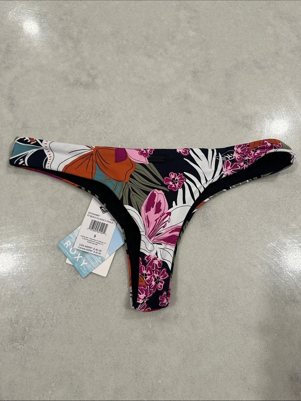 Roxy PT Beach Classics-Floral Print Bikini Top & Matching Bottoms